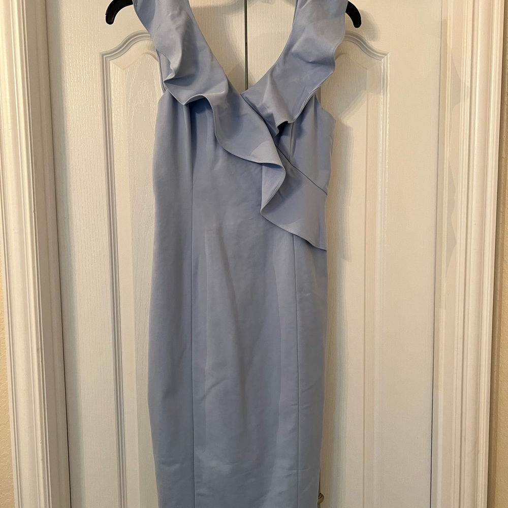 Light blue Gianni Bini ruffle dress